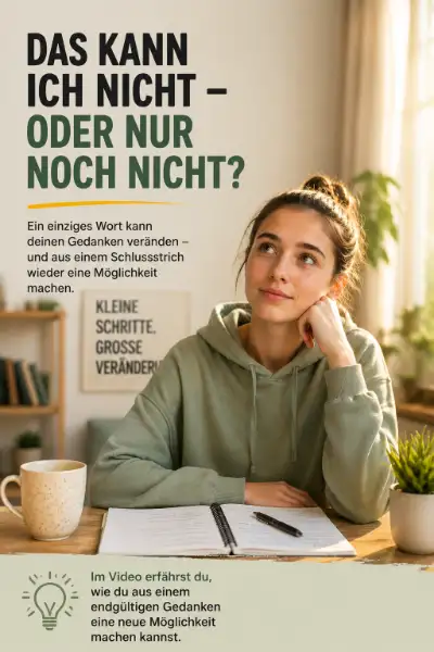 Vorschaubild zum Video Das kann ich nicht &ndash; noch nicht